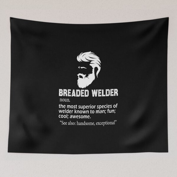 Item preview, welding Funny Beard Welder Definition Meaning Gift funny sarcastic offended saying gift   Birthday Meme Girlfriend boyfriend designed and sold by joygift369.