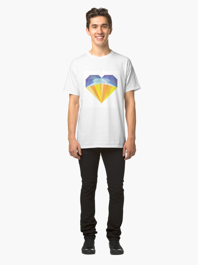 Alternate view of Crystal Heart Classic T-Shirt