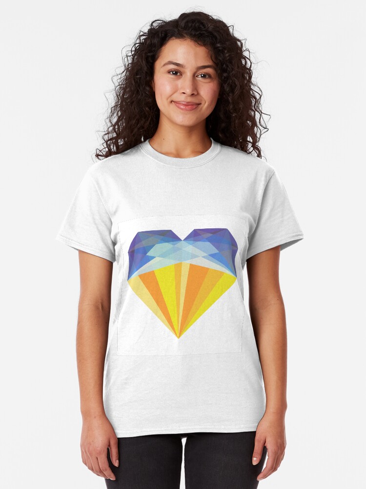 Alternate view of Crystal Heart Classic T-Shirt