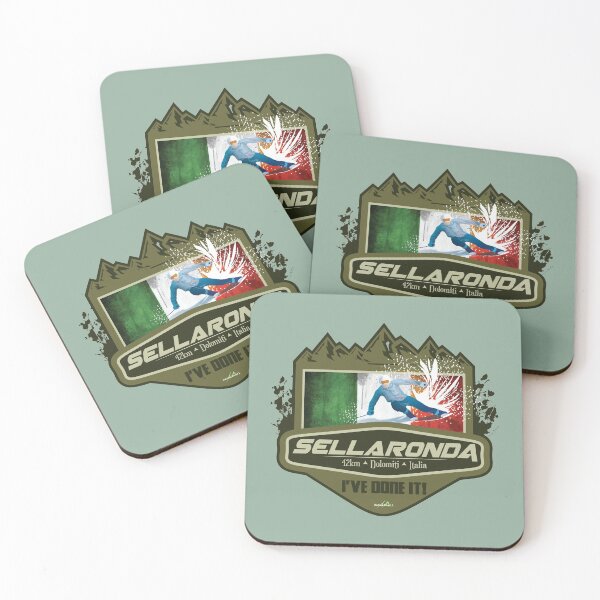 Item preview, Sella Ronda Dolomites Sellaronda Italy Skiing Ive Done It! Sticker T-Shirt 01 designed and sold by OuterShellUK.