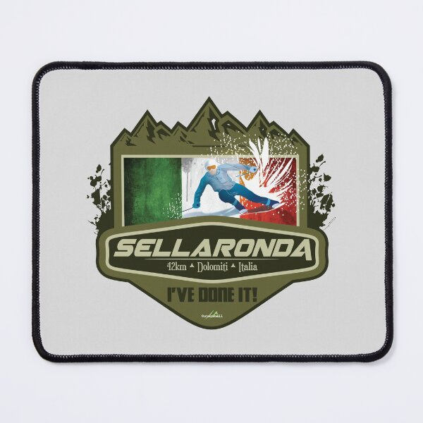 Item preview, Sella Ronda Dolomites Sellaronda Italy Skiing Ive Done It! Sticker T-Shirt 01 designed and sold by OuterShellUK.