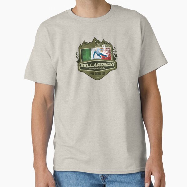 Item preview, Sella Ronda Dolomites Sellaronda Italy Skiing Ive Done It! Sticker T-Shirt 01 designed and sold by OuterShellUK.