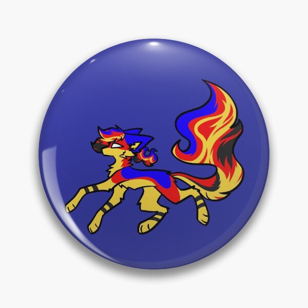 Item preview, Polyamorous Pride Flame Fox designed and sold by NoirFaux.