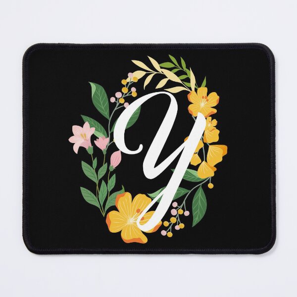 Item preview, Letter Y Capital Alphabet Flowers Monogram Initial Garden designed and sold by skulltshirt.
