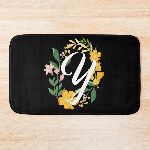 Item preview, Letter Y Capital Alphabet Flowers Monogram Initial Garden designed and sold by skulltshirt.