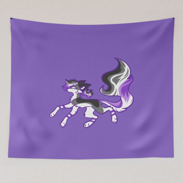 Item preview, Asexual Pride Flame Fox designed and sold by NoirFaux.