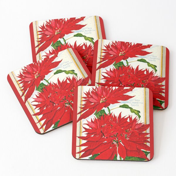 Item preview, Vintage Poinsettia Ad designed and sold by collageDP.