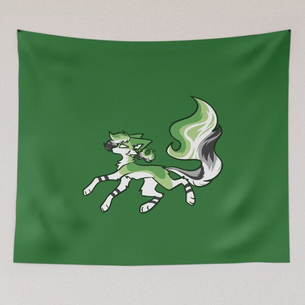Item preview, Aromantic Pride Flame Fox designed and sold by NoirFaux.