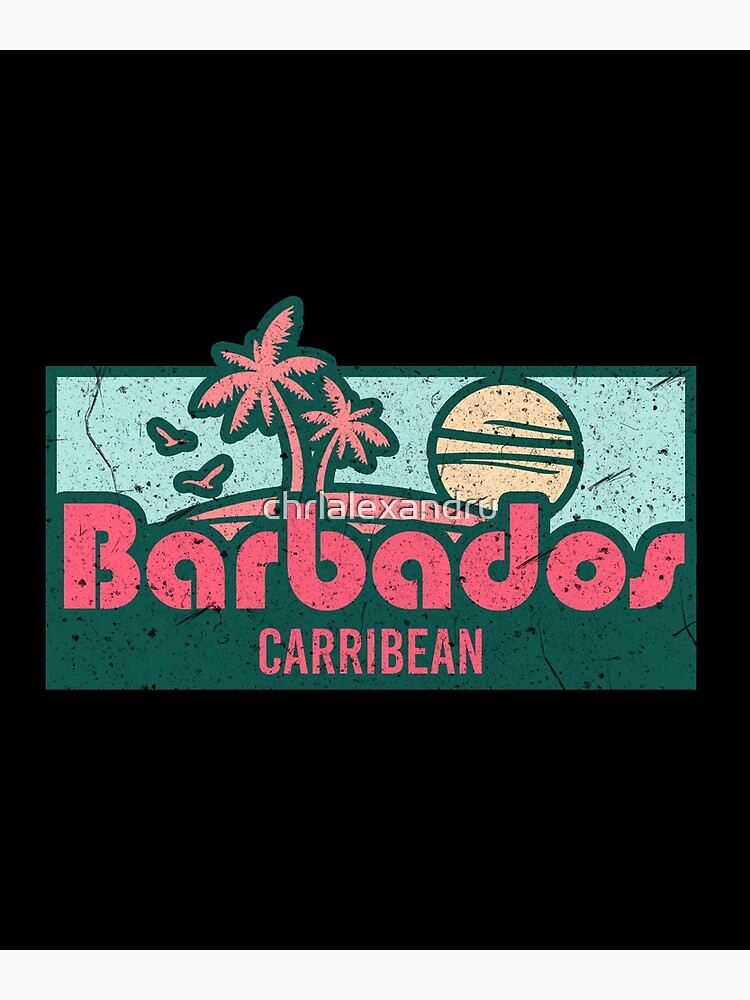 Disover Barbados exotic honeymoon trip gifts Premium Matte Vertical Poster