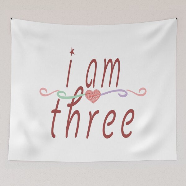 Item preview, I am Three! designed and sold by MyxTees.