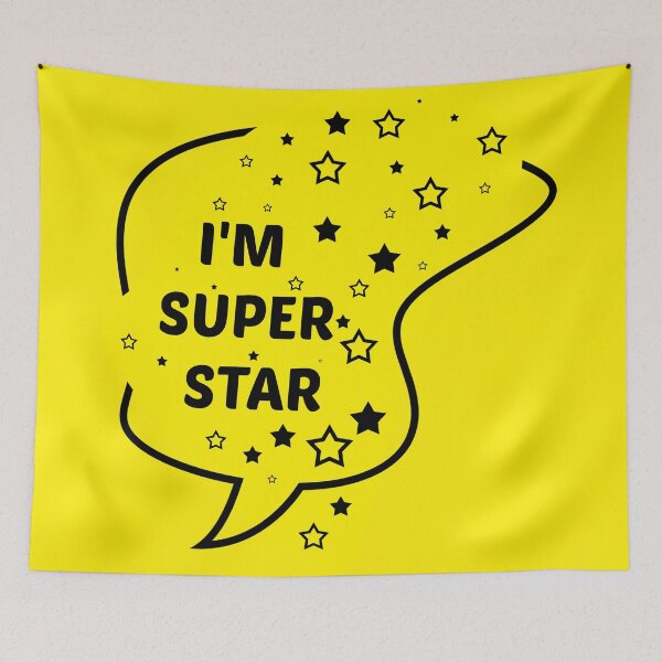 Item preview, Talking Yellow Bubble - I'm a Superstar designed and sold by vilma3000.