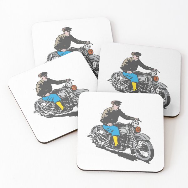Item preview, Motorcycle Guy Retro designed and sold by ArtofDissent.