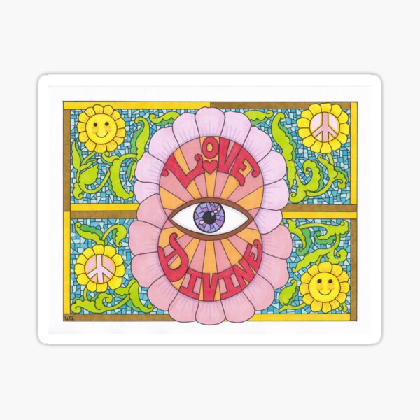 Love Divine_Flower Sticker