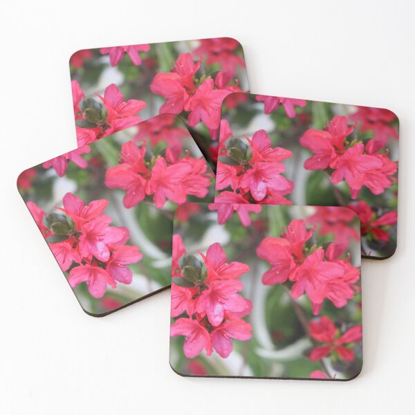 Item preview, Fuchsia Pink Azalea Bush Blooms Flowers designed and sold by JariHawk.