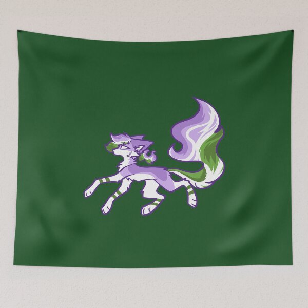 Item preview, Genderqueer Pride Flame Fox designed and sold by NoirFaux.