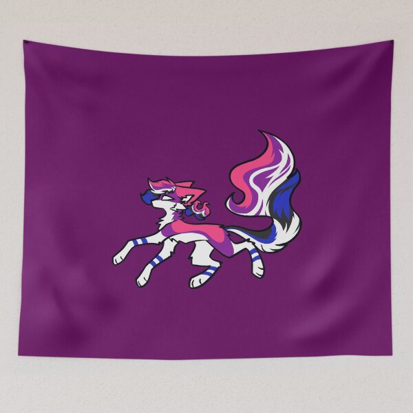 Item preview, Genderfluid Pride Flame Fox designed and sold by NoirFaux.