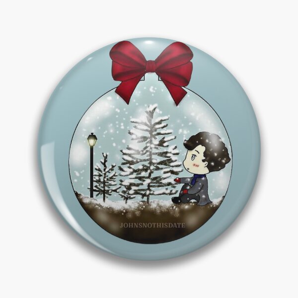 Item preview, Sherlock in a Christmas ball designed and sold by TheGoldWreath.