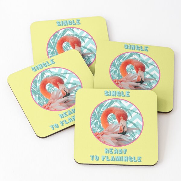Item preview, Flamingowave “Single Ready to Flamingle” designed and sold by GollyWillikers.