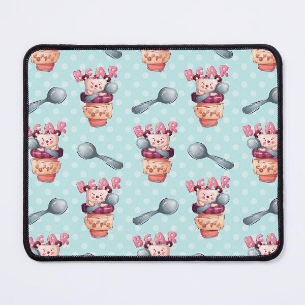 Item preview, Cute Coffee Bear Pattern designed and sold by ialdesign.
