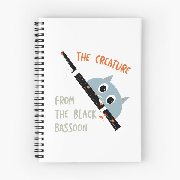 Item preview, Funny Bassoon Pun Creature From the Black Bassoon designed and sold by whyitsme.