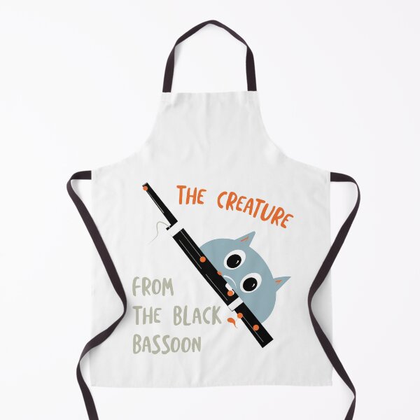 Item preview, Funny Bassoon Pun Creature From the Black Bassoon designed and sold by whyitsme.