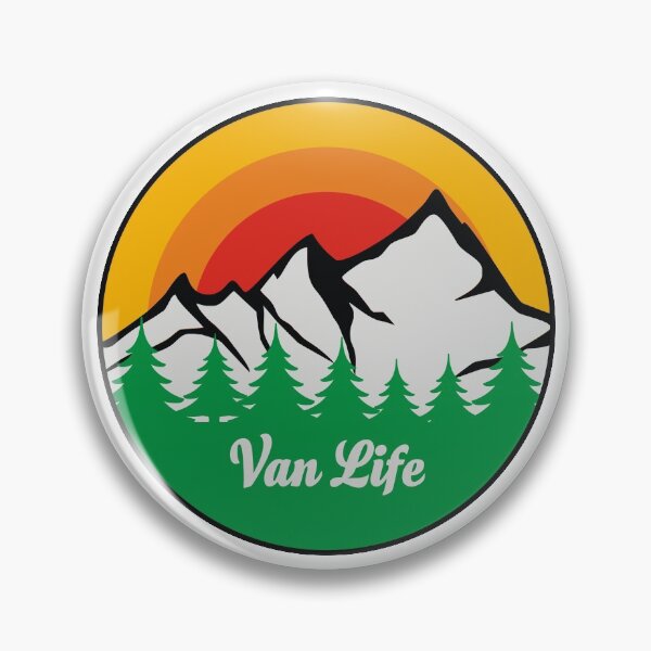 Item preview, Van Life Trees Mountains Sunset designed and sold by EpicThreadsUK.