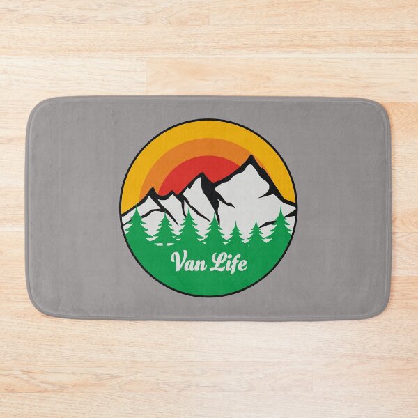Item preview, Van Life Trees Mountains Sunset designed and sold by EpicThreadsUK.
