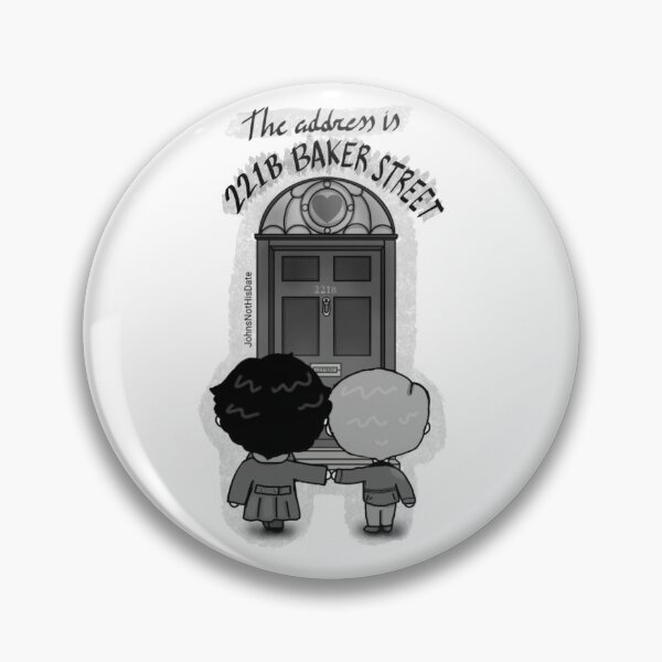 Item preview, The address is 221B Baker Street designed and sold by TheGoldWreath.