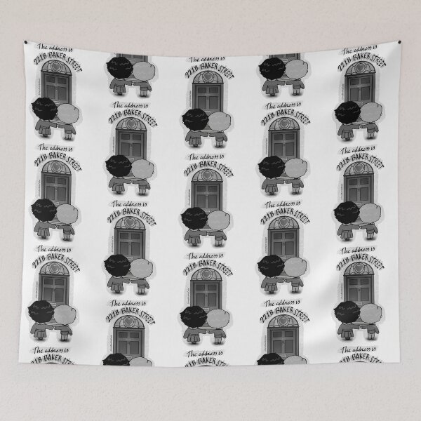 Item preview, The address is 221B Baker Street designed and sold by TheGoldWreath.
