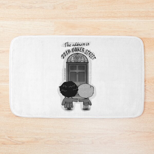Item preview, The address is 221B Baker Street designed and sold by TheGoldWreath.