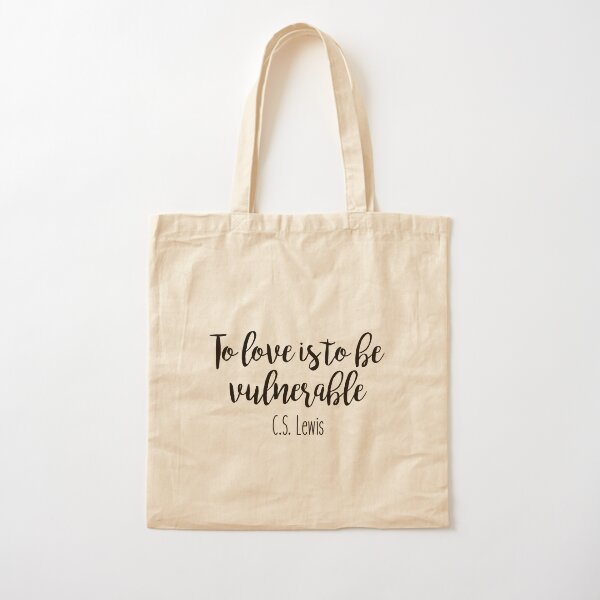 Tea & Books (C.S Lewis) - green/blue Tote Bag by whatkatiedoes
