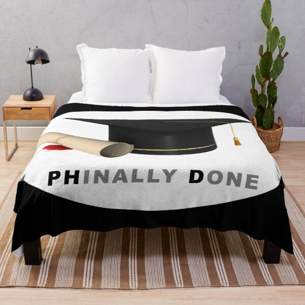Item preview, PhD Finally done (Phinally Done) doctorate on black designed and sold by Lady-Frost.