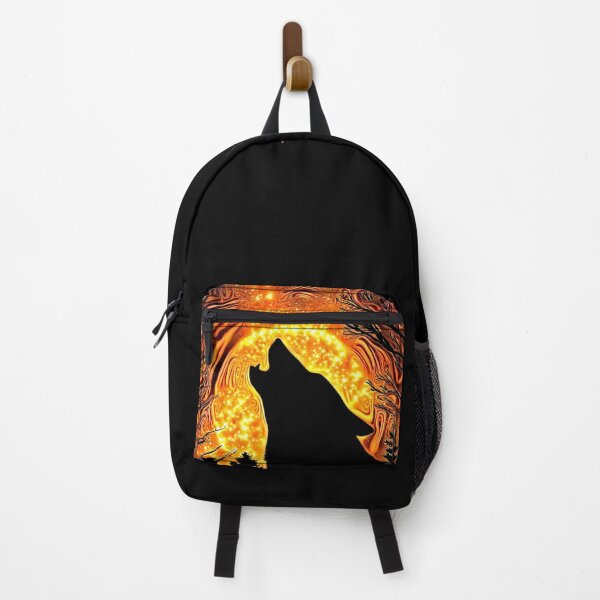 Item preview, Retro Sunset Wolf | Howling Wolf | Retro Wolf Lover | Trippy Wolf | Retro Howling Wolf | TM11 designed and sold by triciakitty.