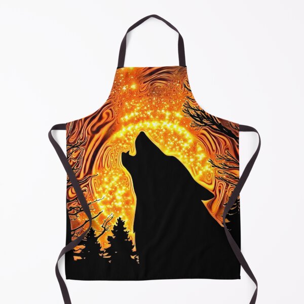 Item preview, Retro Sunset Wolf | Howling Wolf | Retro Wolf Lover | Trippy Wolf | Retro Howling Wolf | TM11 designed and sold by triciakitty.
