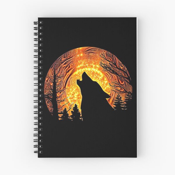 Item preview, Retro Sunset Wolf | Howling Wolf | Retro Wolf Lover | Trippy Wolf | Retro Howling Wolf | TM11 designed and sold by triciakitty.