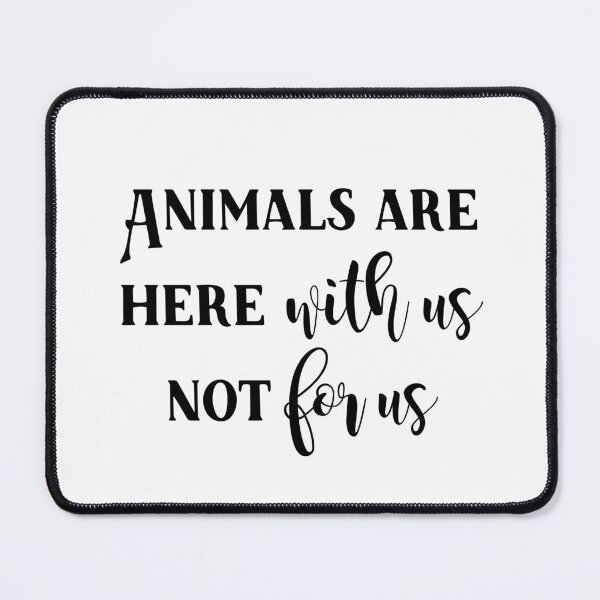 Item preview, Vegan - Animals are here with us, not for us designed and sold by doodle189.