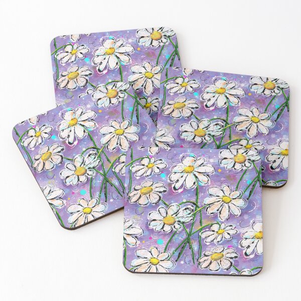 Item preview, Daisies Morado designed and sold by Christina Mitchell.