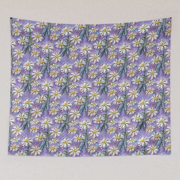 Item preview, Daisies Morado designed and sold by Christina Mitchell.