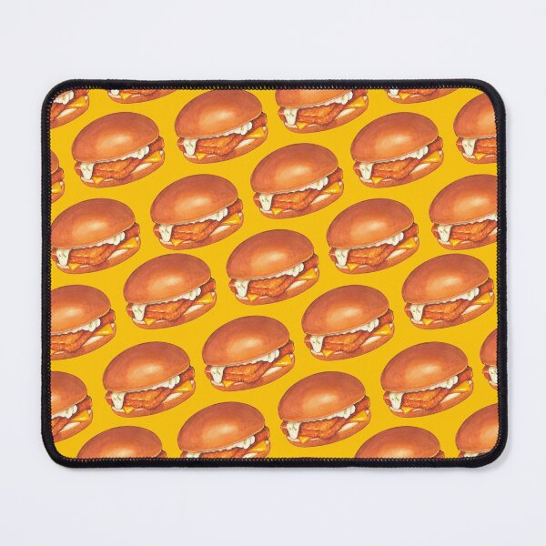 Item preview, Fish Sandwich Pattern - Yellow designed and sold by Kelly  Gilleran.