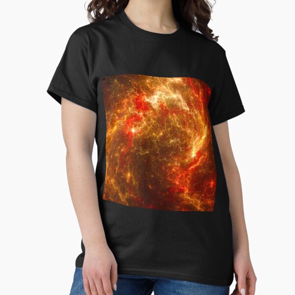 Orange galaxy Classic T-Shirt