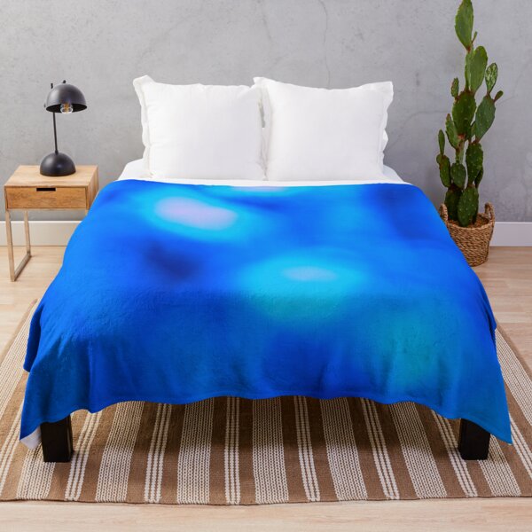 Item preview, blue vibrant abstract designed and sold by Kiran-Fine-Art.