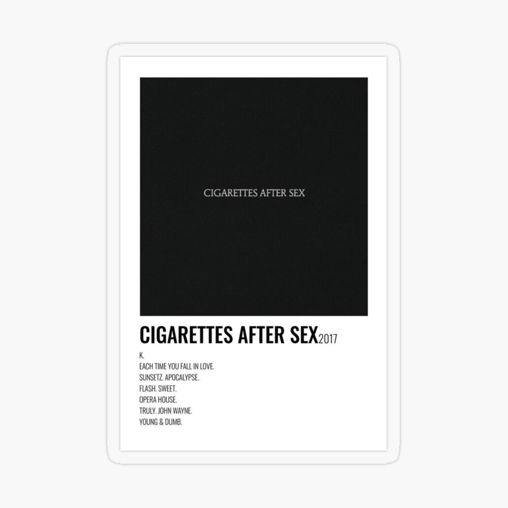 Cigarettes after sex poster 