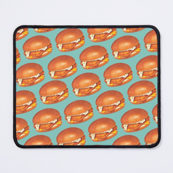 Item preview, Fish Sandwich Pattern - Blue designed and sold by Kelly  Gilleran.