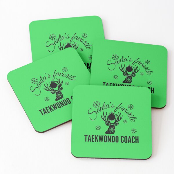 Item preview, Santa favorite Taekwondo Coach/TKD coach/Korean martial art/Best Taekwondo coach/Holiday gift for coach designed and sold by InspiresME.
