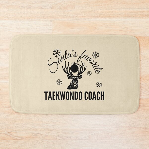 Item preview, Santa favorite Taekwondo Coach/TKD coach/Korean martial art/Best Taekwondo coach/Holiday gift for coach designed and sold by InspiresME.