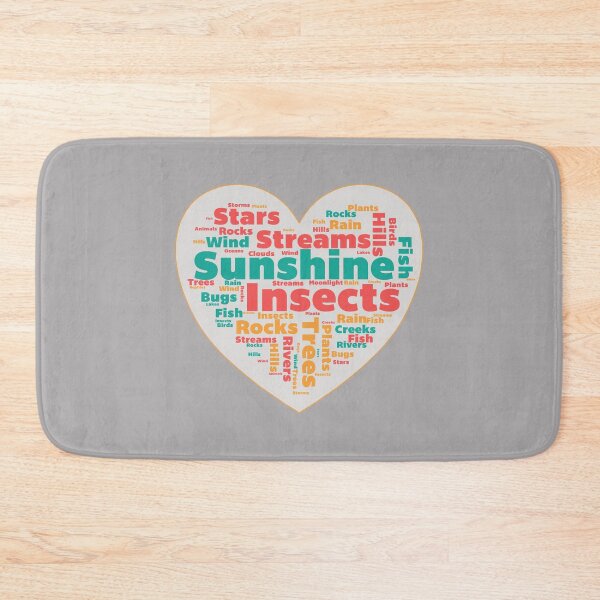 Item preview, I Love Nature Heart designed and sold by janraydesigns.