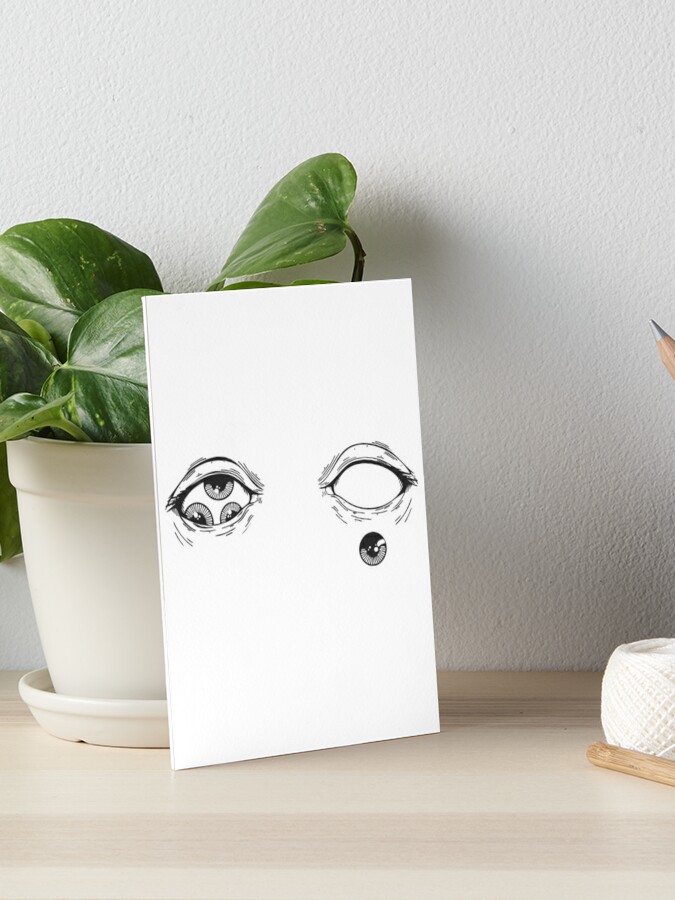 Spooky Halloween Eyeballs  Art Board Print for Sale by ArtworkByCasey