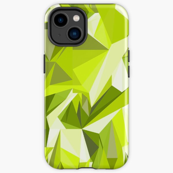 Net of green triangles iPhone Tough Case