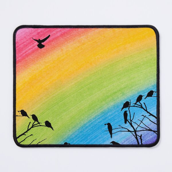 Item preview, birds in a rainbow ! designed and sold by Byoudesigns.