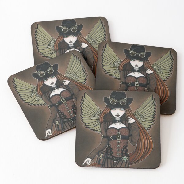 Item preview, Calamity Western Steampunk Cowgirl Fairy by Myka Jelina designed and sold by Myka Jelina.